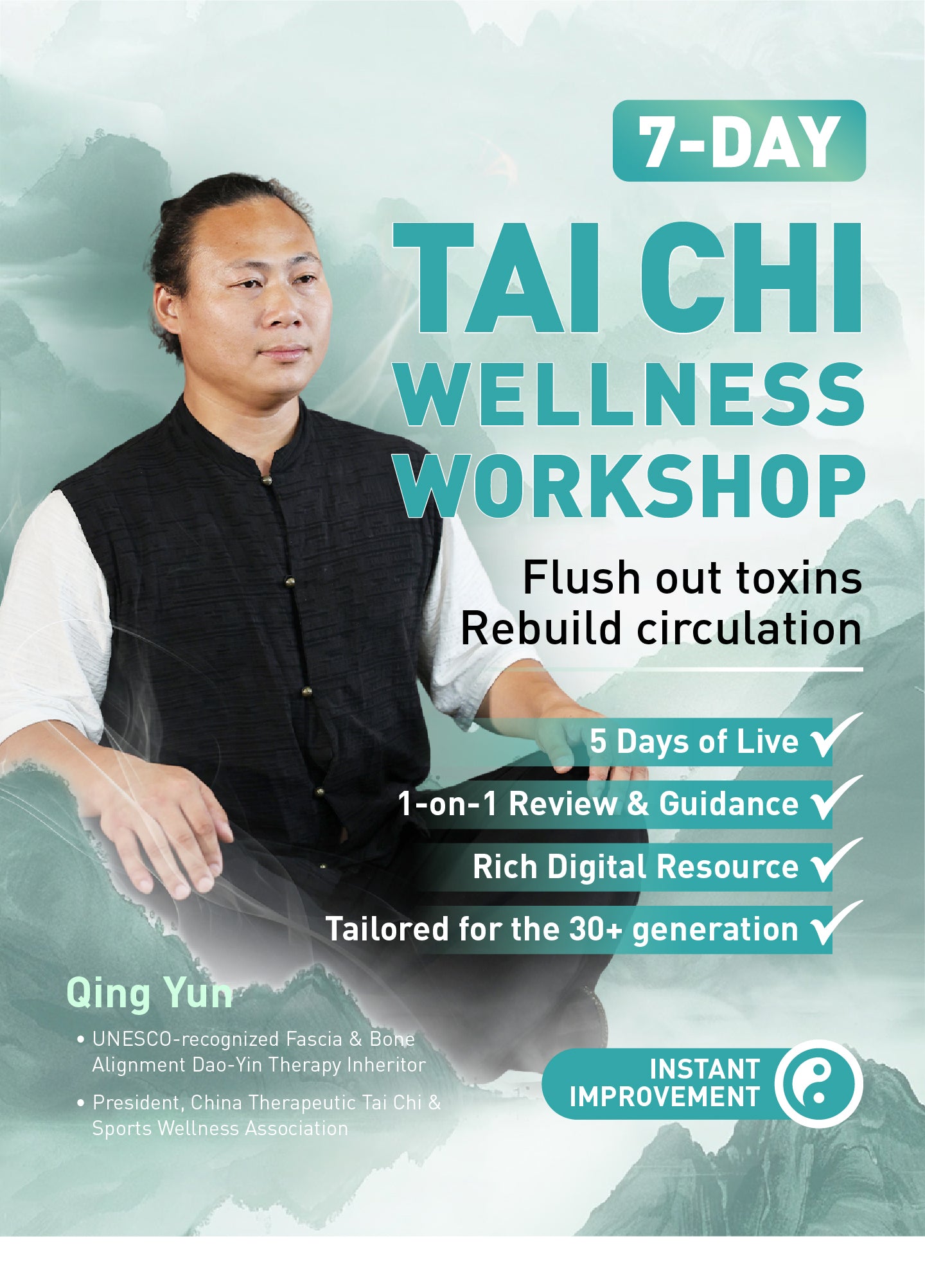 7-DAY TAICHI Wellness Workshop