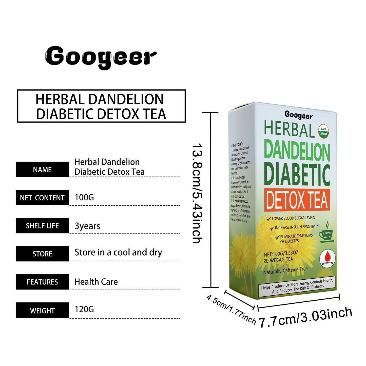 Googeer Herbal Detoxifying Tea Bags Herbal Detoxifying Tea Bags For Body Care